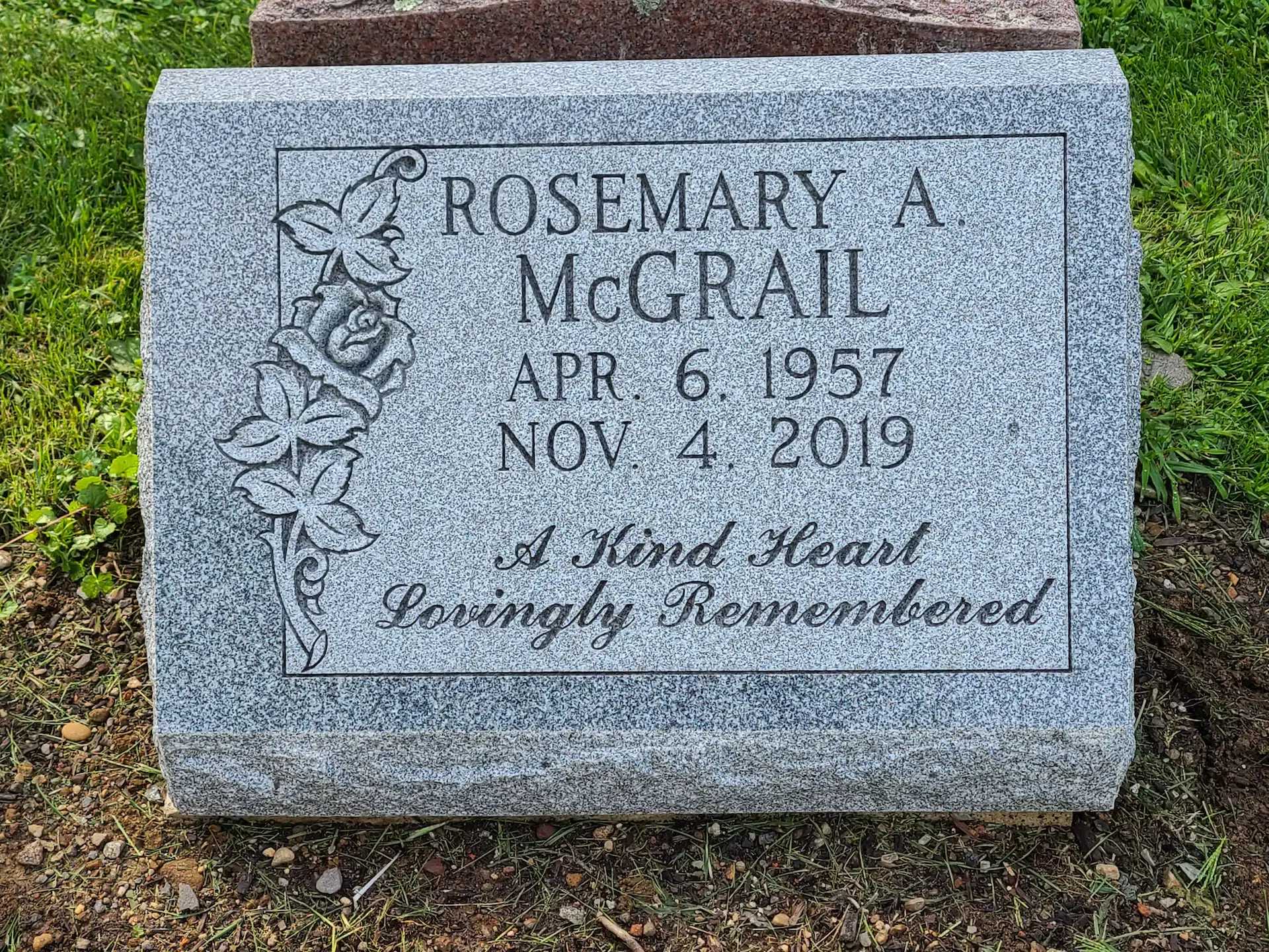 Granite Grave Monument hand-carved by NJ Grave Monuments in NJ — image 5