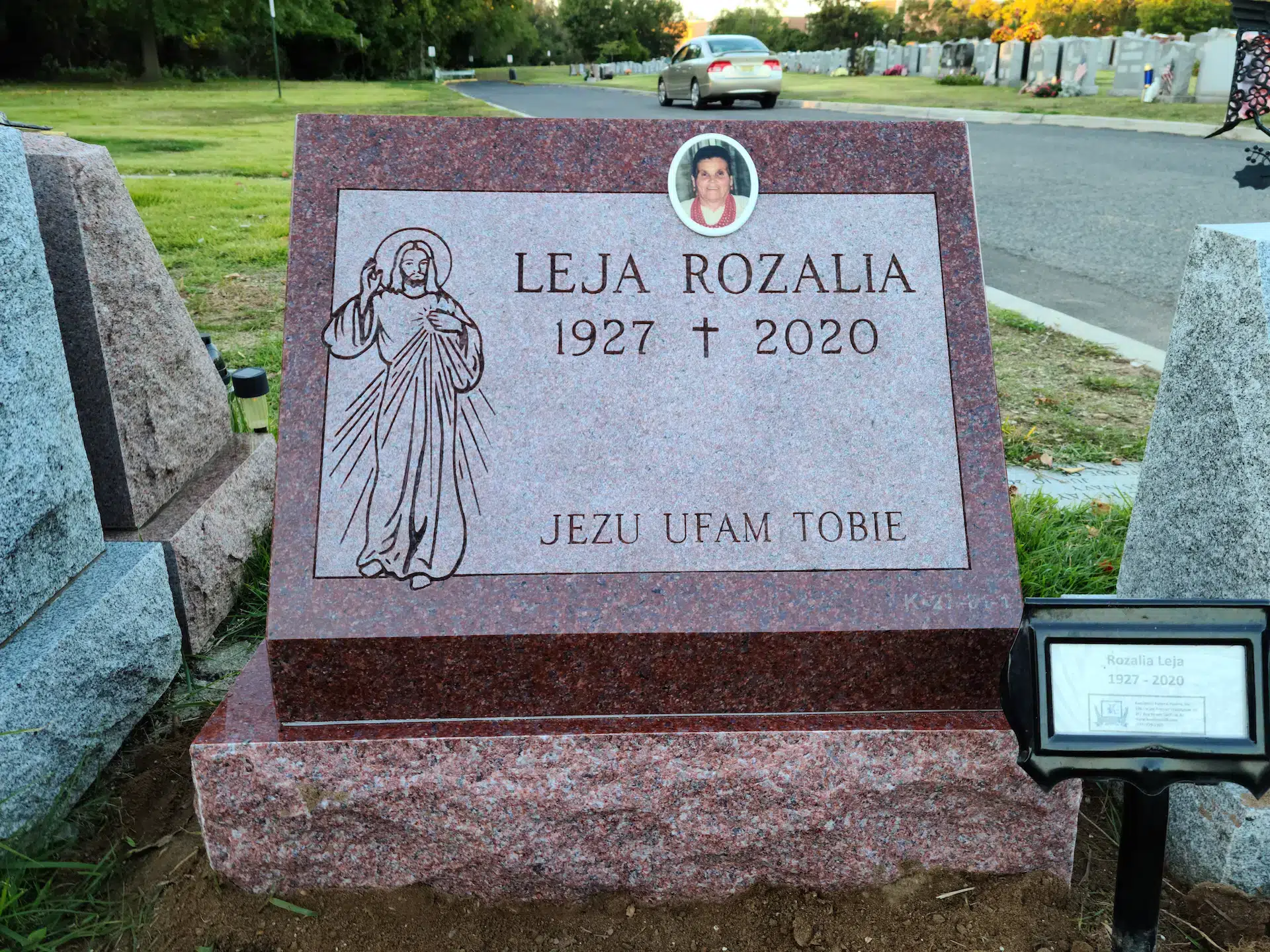 Granite Grave Monument hand-carved by NJ Grave Monuments in NJ — image 2